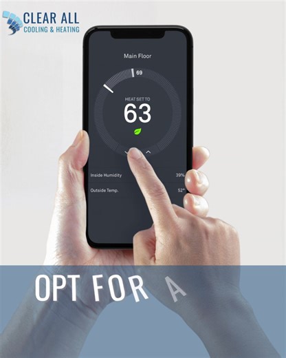 Looking to cut costs this season without sacrificing comfort? A smart thermostat is your secret weapon. 💡 Here’s how to set it up for fall: 🍂 Lower temps by 7–10°F while you’re sleeping or away ⏰ Set routines that match your daily schedule 📱 Adjust from your phone when plans change 💸 Save up to 10% a year on heating bills! If you’re still using a manual dial or not sure how to program yours, we’re happy to help. 📲 Contact us today to upgrade! (603) 945-3117 #SmartThermostatNH #HVACExperts #