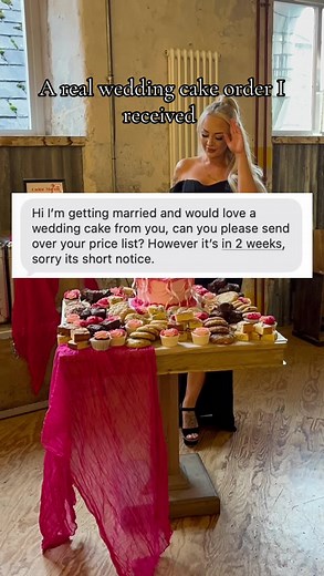 Wedding Cake Order Declined: £495 for No Deposit