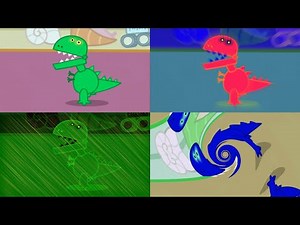 1 MILLION DINORAWR GEORGE'S NEW DINOSAUR (PEPPA PIG) - Special Audio & Visual Effects Funny Edit