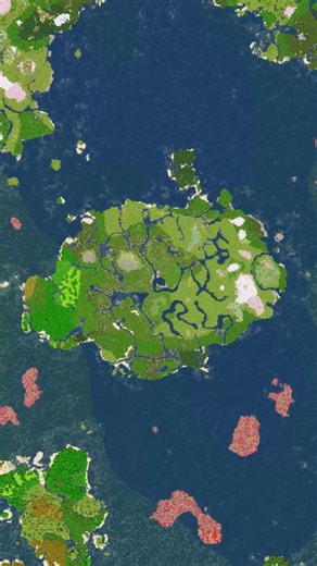 akirby80 - Minecraft Seeds on Instagram: "Continent Island - Minecraft 1.21.10 Java Edition Seed"