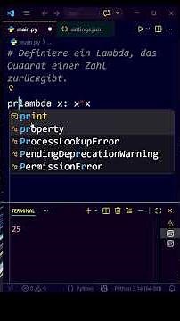 🚀 Python Lambda functions explained simply! #shorts #python #coding