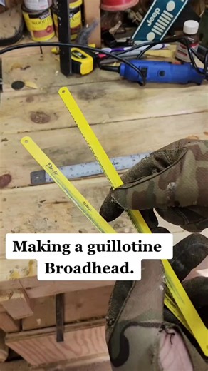Making a Guillotine for Broadhead Archery DIY