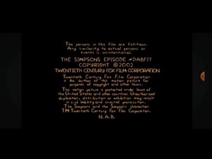 The Simpsons - Season 13 End Credits (2002)