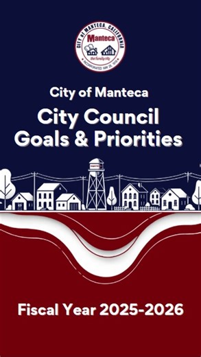 The Manteca City Council has adopted its Fiscal Year 2025–2026 Goals & Priorities Work Plan! This year, the Council reaffirmed our city’s mission, vision, and values while refining the order of our Top 5 strategic priorities: Public Safety Economic Development & Vitality Updating City Infrastructure Ensure Long Term Fiscal Sustainability Expand Homelessness & Housing Options and Solutions 📖✨ Check out our updated digital flipbook to see how we’re turning vision into action: https://www.manteca.