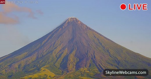 【LIVE】 Live Cam Mayon Volcano - Philippines | SkylineWebcams