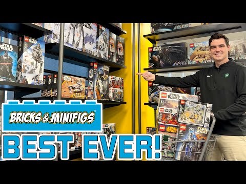 RECORD BREAKING LEGO Store GRAND OPENING! (MandR Vlog)