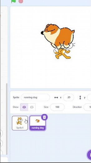 Create Animations in 1 Minute Using SCRATCH #coding#animation