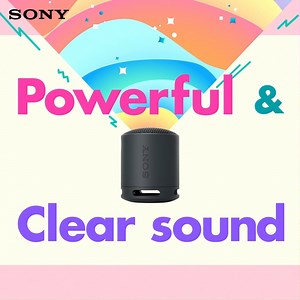 3.6K views · 150 reactions | Get ready for a powerful sound from the all-new Sony SRS-XB100 Portable Wireless Speaker with a compact and durable body. Immerse yourself in robust and crystal-clear sound while enjoying its upgraded IP67-rated waterproof and dustproof construction. With a remarkable battery life of up to 16 hours, this speaker is perfect for on-the-go adventures or a party at home. Learn More : https://bit.ly/44xsPsM Shop Now : https://bit.ly/3Ds8HMx | Sony India | Facebook
