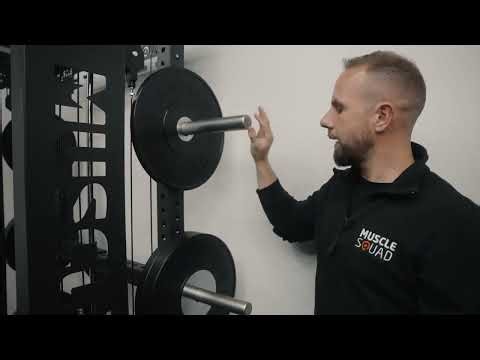 MuscleSquad Phase 4 Cable Equipped Multi-Functional Squat Rack