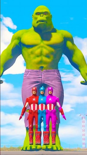 MCU CAPTAIN AMERICA VS MCU CAPTAIN-HULK WHO IS THE STRONGEST 💪 #35 #shorts