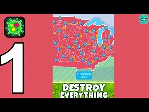 Virus Evolution: Destroy Earth- Gameplay Walkthrough Part 1(iOS, Android)#casualgames