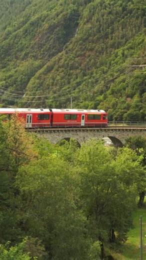 🚂✨ The world-famous Bernina Express! This iconic alpine train journey is included in our Swiss Alps & the Bernina Express holiday – May 2026, escorted by Karen Kirby 🇨🇭🏔️ The Bernina Express is one of the most scenic rail journeys in the world, travelling across 196 bridges and through 55 tunnels as it climbs to over 2,250 metres above sea level! You’ll glide past glittering glaciers, turquoise lakes, dramatic gorges and picture-perfect Swiss & Italian village views — all from panoramic wind