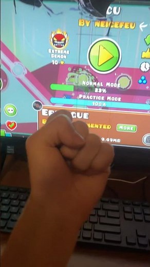 How to beat acu easily!!! #geometrydash #memes #funny #oldpc