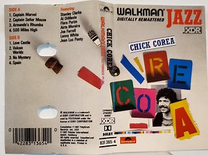Chick Corea – Chick Corea (1987, Cassette)