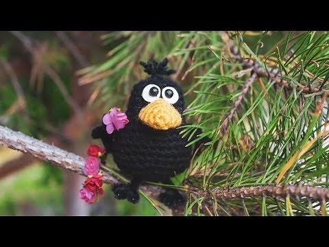 Crochet Tutorial Amigurumi Crow
