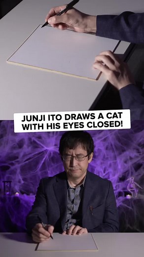 Junji Ito Drawing Challenge: Eyes Closed!