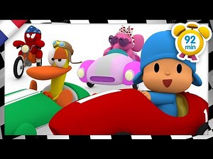 🏁 POCOYO FRANÇAIS - La grande course automobile [ 92 min ] | DESSIN ANIMÉ pour enfants