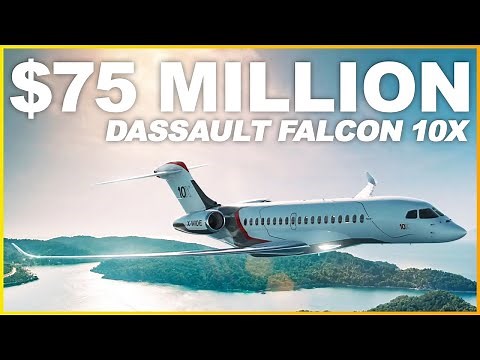 Inside This AMAZING $75 Million Dassault Falcon 10X!