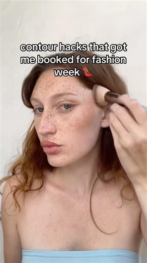 Best Model Contour Hacks 🤩 #makeuptutorial #model #contour #makeuphacks