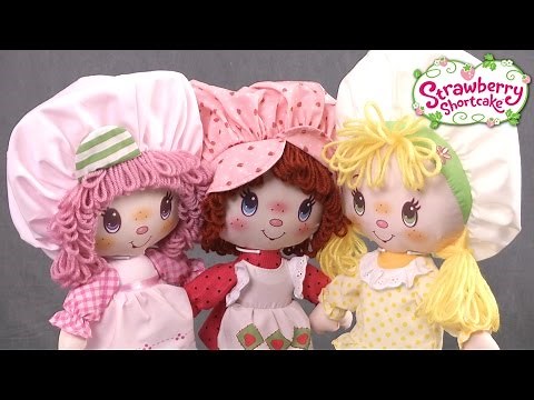 Strawberry Shortcake Classic Rag Doll, Rasberry Tart & Lemon Meringue from The Bridge Direct