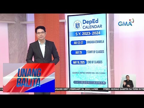 DepEd, inilatag ang mga natitirang pagbabago para sa kanilang adjusted DepEd calendar | Videos | GMA News Online