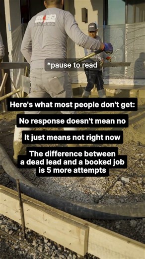 Tyler Link: my 7-Day Process to get a Lead booked #construction #business #concretelifting