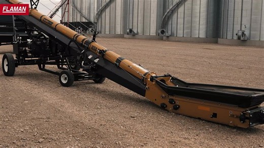The Meridian Manufacturing Convey-All oilseed conveyor is designed to handle cereals, pulses, fertilizer, and oilseeds, without sacrificing capacity. The 1658-TL model can move up to 9,000 bushels per hour for improved productivity on your farm. Shop all conveyors: flaman.com/r/oilseed-1658-fb | Flaman Group of Companies
