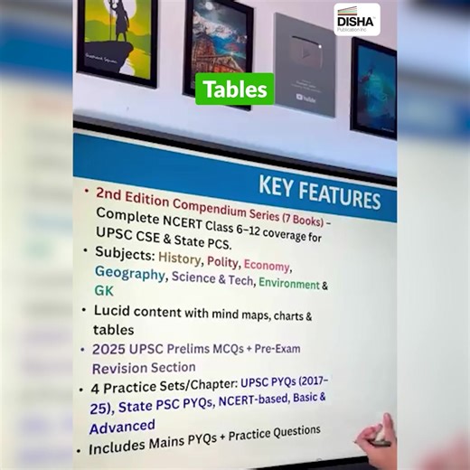 💡 Hey UPSC Aspirants! 🚀 Master General Studies & NCERT essentials with The Disha Combo (7 Books). Trusted by thousands of toppers, this combo is your key to Prelims & Mains success. Start learning today and soar! | Disha Publication