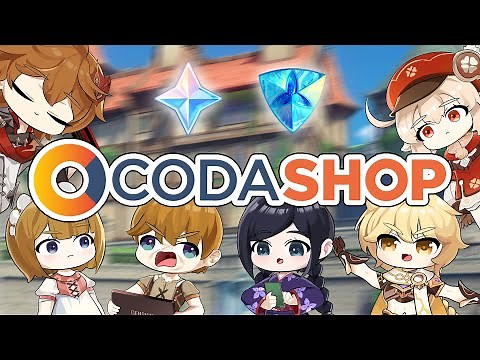 Korean Codashop launching Event in Genshin animation