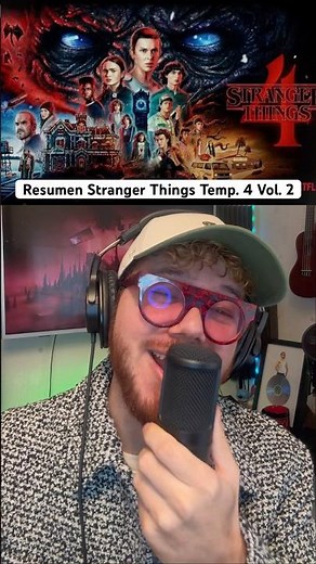 I was CHALLENGED to summarize STRANGER THINGS season 4 VOLUME 2 but with a SONG…and this happened🔥😱