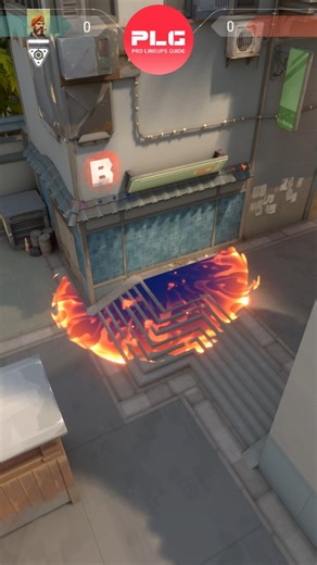 Split Brimstone Molly Lineup - B Open Site #Valorant #Prolineups | Pro Lineups Guide