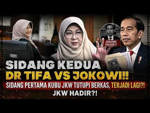🔴LIVE! BREAKING NEWS! JKW TAK HADIR LAGI?! SIDANG KEDUA DR TIFA VS JOKOWI! DR TIFA PILIH MELAWAN!