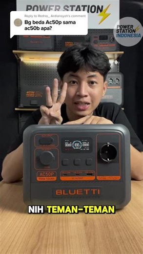 Perbedaan Antara Power Station Bluetti AC50B dan AC50P #bluetti
