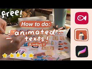 How to do Animated Handwritten Texts to make your videos cuter! (2 methods, super easy!)