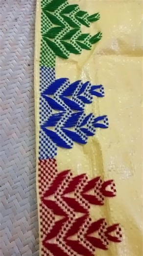Elegant Aasan Embroidery Techniques with Wool Threads