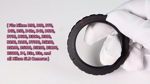 Astromania T2 T Ring and M42 T-Mount Telescope Camera Adapter, T-Ring for Nikon SLR/DSLR Camera with F-Bayonet & T Adapter 1.25 inches Astrophotography Telescope Accessory Fit for Astronomy Telescopes