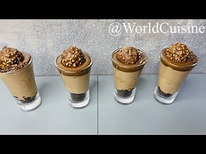 Ferrero Rocher Dessert Shooters | Easy Nutella Dessert Cups | Recipes By World Cuisine