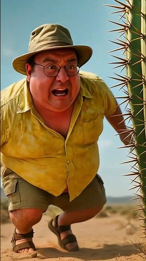 Man vs. Hippo: The Bizarre Transformation into CACTUS-MAN! 🌵