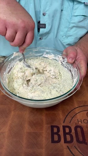 Don't Tell The Doctor Dip Serve this at your next BBQ... - 8oz block cream cheese - 1 stick butter - 1 cup sour cream - 1/2 cup Blue Plate Mayonnaise - 1lb thin bacon - 2 cups shredded cheese - 1 packet Hidden Valley Ranch Dip mix - 1 bunch green onions chopped Directions: 1. Cook the bacon on a sheet pan in the oven at 420 until crispy (about 12- 17 minutes). Drain and crumble (reserve a little of the bacon for topping the dip before serving) 2. Combine room temperature (softened) cream cheese 