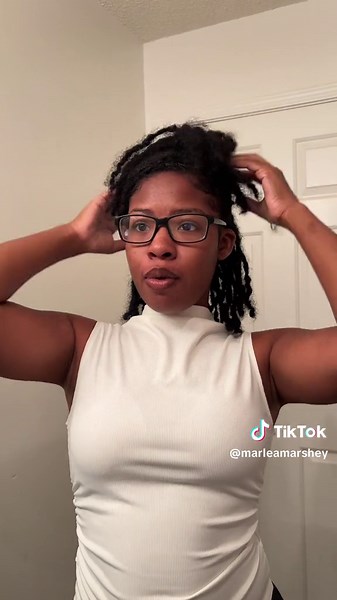 Marlea (@marleamarshey) - Easy No-Retwist Loc Styles for Women | Locs Styling Tips