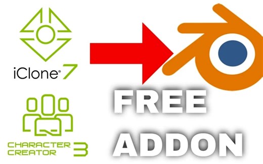 免费插件-CC3和iClone到Blender