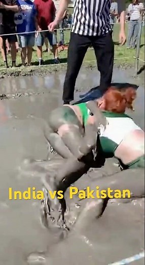 women's mud wrestling championship💥 part 27 | india vs pakistan #wrestling #wwe #womenssports