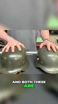 WWII Kriegsmarine Helmets: Rare Apple Green Finds EXPLAINED! #shorts