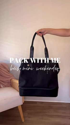Packing Essentials with Beis Mini Weekender | Travel Packing Tips