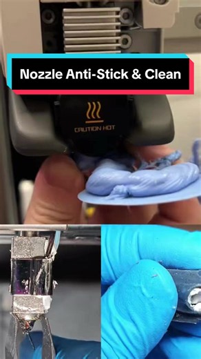 3D Printer Nozzle Cleaning & Anti-Stick