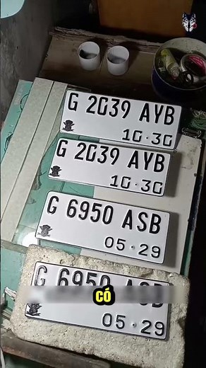 The Manual License Plate Making Process!