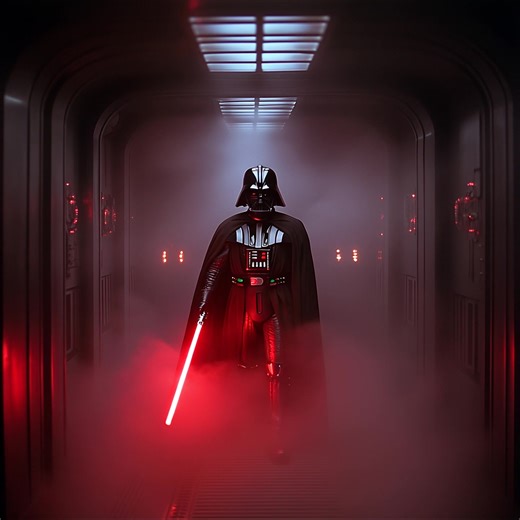 Darth Vader's Epic Entrance in Cinematic AI Visuals