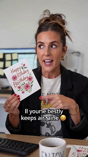Looking for a hilarious gift for your boss? Check out this **funny birthday card**! It's perfect for adding a touch of humor to your boss's special day. Available on TikTok shop. Click the link below to **grab one now**! #mothersdaycard #stationeryfinds #personaliedgifts #stationeryfest #dotbusinesscard #uniquegiftsbytami #funnymothersdaycard #mothersdaycards #graduationcards #personilizedgifts #CoworkerCard #WorkBestie #WorkBestieGift #FunnyCoworkerCard #OfficeFriend #CoworkerGift #CoworkerBirt