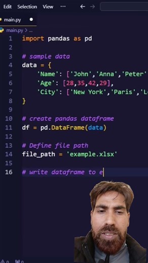 create Excel file with Python #itjobs #shortvideo #itsector #careergrowth #careerguidance