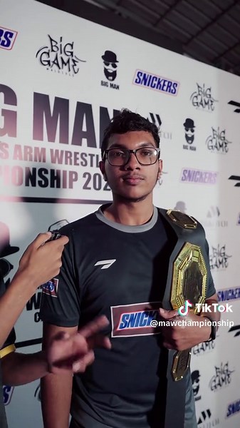 Maadhin: Light Heavyweight Arm Wrestling Champion